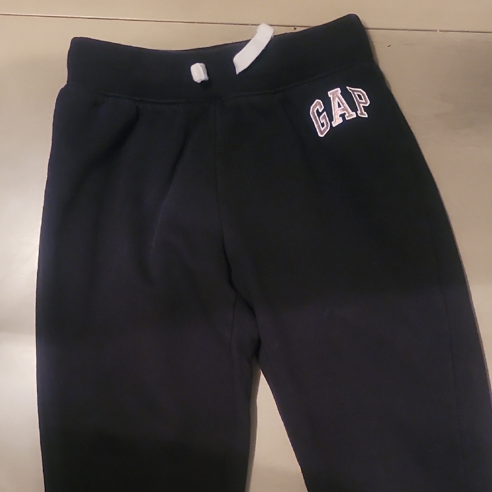 GAP Kids Charcoal Joggers with Embroidered Logo
